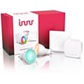 Pack INNR blanc/couleurs GU10 x2+pont+smart button