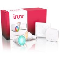Pack INNR blanc/couleurs GU10 x2+pont+smart button