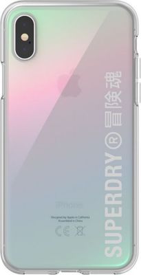 Coque SUPERDRY pour iPhone X / XS Gamme Snap Case Clear