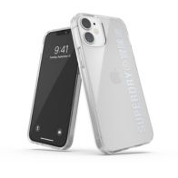 Coque SUPERDRY iPhone 12 mini transparent/gris