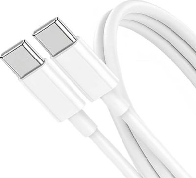 Câble USB GRAB 'N GO 3A  et Synchro USB-C vers USB-C 60W 1m