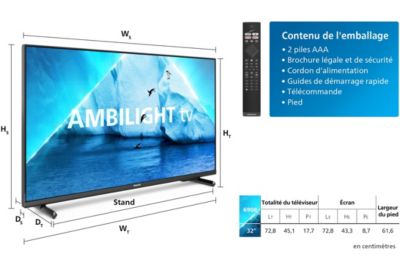 TV PHILIPS 32PFS6908 Ambilight