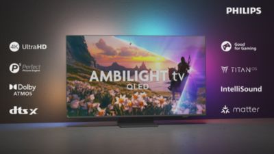 Voir la vidéo pour TV QLED PHILIPS 43PUS8600 Ambilight 2025