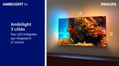Voir la vidéo pour TV OLED PHILIPS 48OLED810 Ambilight 2025 (121cm)