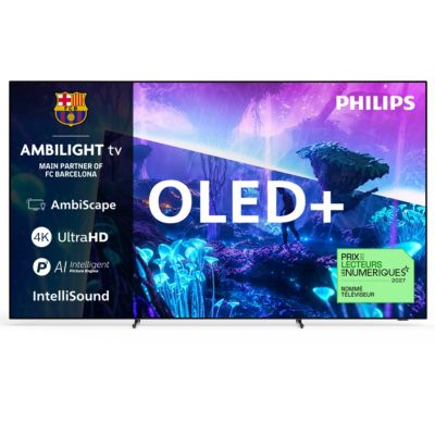 Location TV OLED PHILIPS 65OLED951 (2026) 65 (164 cm) 4K Ultra HD - Expérience Cinéma, Ambilight, 120Hz, AI Smart TV