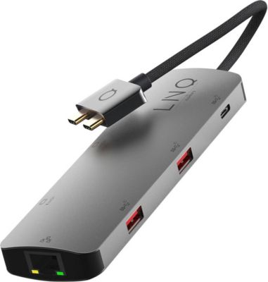 Hub LINQ 2 USB-C 7-en-2 PD 100W Ethernet D2 Pro