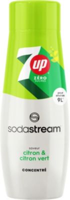 Arôme de 7up Zéro Sucre pour SodaStream 440 ml, faites 9 litres 