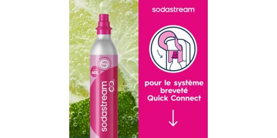 Cylindre CO2 SODASTREAM Recharge CO2 supplément CQC à clip