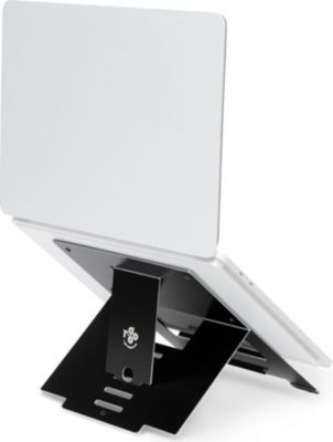 Support ordinateur portable R-GO-TOOLS Flexible aluminium Hylite  noir