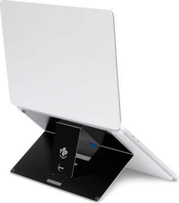 Support ordinateur portable R-GO-TOOLS Attachable aluminium Hylite  noir