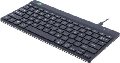Clavier filaire R-GO-TOOLS Clavier ergonomique, US, noir