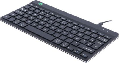 Clavier filaire R-GO-TOOLS Clavier ergonomique, FR, noir