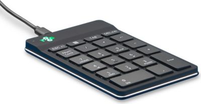 Clavier filaire R-GO-TOOLS numérique ergonomique  filaire noir