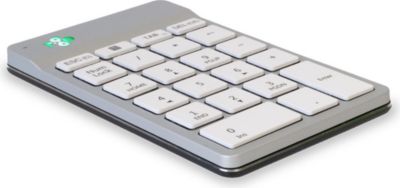 Clavier sans fil R-GO-TOOLS numérique ergonomique  sans fil blanc