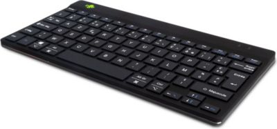 Clavier sans fil R-GO-TOOLS Clavier ergonomique, FR, noir