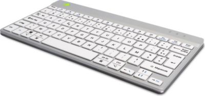 Clavier sans fil R-GO-TOOLS Clavier ergonomique, FR, blanc