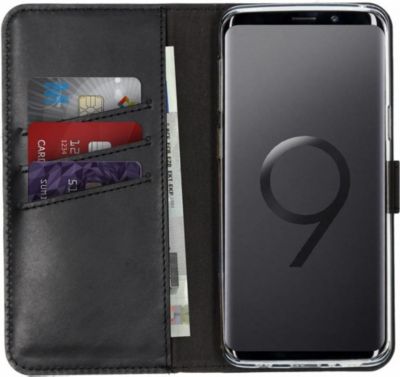 Coque étui SELENCIA pour Samsung Galaxy S9 - Noir