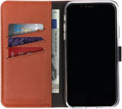 Coque étui SELENCIA pour Apple iPhone Xr - Marron