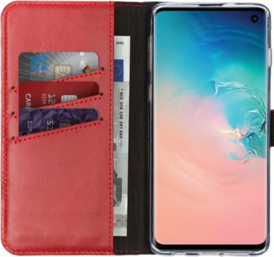 Coque étui SELENCIA pour Samsung Galaxy S10 - Rouge Coque étui SELENCIA pour Samsung Galaxy S10 - Rouge