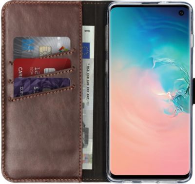 Coque étui SELENCIA pour Samsung Galaxy S10 - Marron Coque étui SELENCIA pour Samsung Galaxy S10 - Marron