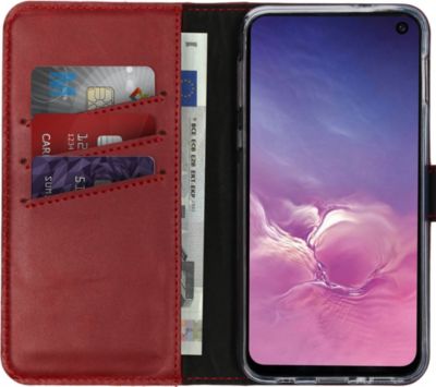 Coque étui SELENCIA pour Samsung Galaxy S10e - Rouge Coque étui SELENCIA pour Samsung Galaxy S10e - Rouge