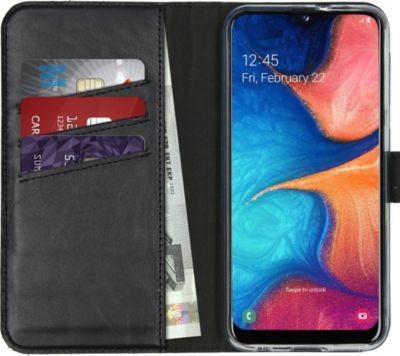 Coque étui SELENCIA pour Samsung Galaxy A20e - Noir Coque étui SELENCIA pour Samsung Galaxy A20e - Noir