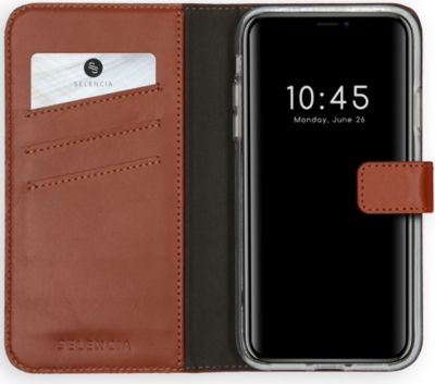 Coque étui SELENCIA pour Apple iPhone 11 - Marron clair Coque étui SELENCIA pour Apple iPhone 11 - Marron clair