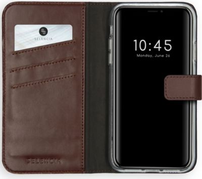 Coque étui SELENCIA pour Apple iPhone 11 - Marron Coque étui SELENCIA pour Apple iPhone 11 - Marron