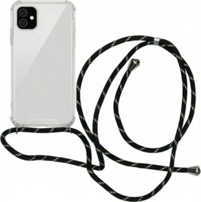 Coque avec cordon IMOSHION pour Apple iPhone 11 - Noir & Doré