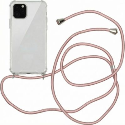 Coque avec cordon IMOSHION pour Apple iPhone 11 Pro - Rose Doré