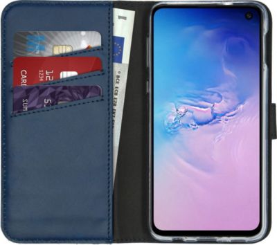 Coque étui SELENCIA pour Samsung Galaxy S10e - Bleu