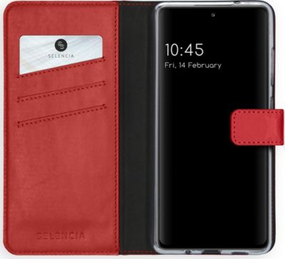 Coque étui SELENCIA pour Samsung Galaxy S20 FE - Rouge Coque étui SELENCIA pour Samsung Galaxy S20 FE - Rouge