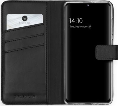 Coque étui SELENCIA pour Samsung Galaxy A41 - Noir