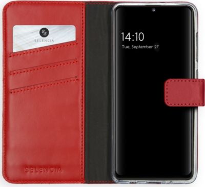 Coque étui SELENCIA pour Samsung Galaxy A41 - Rouge