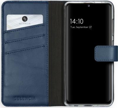 Coque étui SELENCIA pour Samsung Galaxy A41 - Bleu