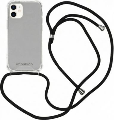 Coque avec cordon IMOSHION pour Apple iPhone 12 Mini - Noir