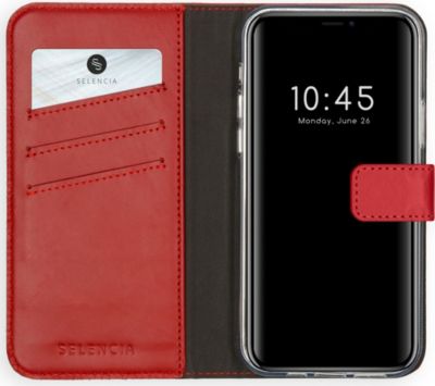 Coque étui SELENCIA pour Apple iPhone 12 Pro Max - Rouge Coque étui SELENCIA pour Apple iPhone 12 Pro Max - Rouge