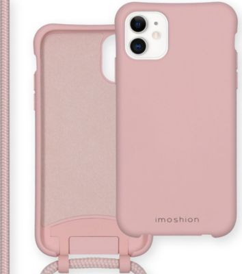 Coque avec cordon IMOSHION pour Apple iPhone 11 - Rose
