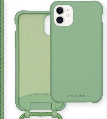 Coque avec cordon IMOSHION pour Apple iPhone 11 - Vert