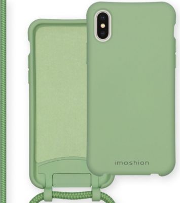 Coque avec cordon IMOSHION pour iPhone X / Xs - Vert Coque avec cordon IMOSHION pour iPhone X / Xs - Vert