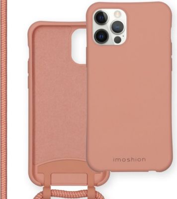 Coque avec cordon IMOSHION pour Apple iPhone 12 (Pro) - Peach