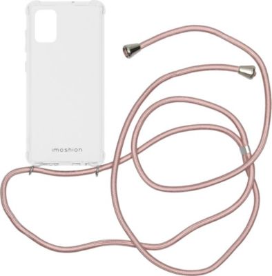 Coque avec cordon IMOSHION pour Samsung Galaxy A71 - Rose Doré Coque avec cordon IMOSHION pour Samsung Galaxy A71 - Rose Doré
