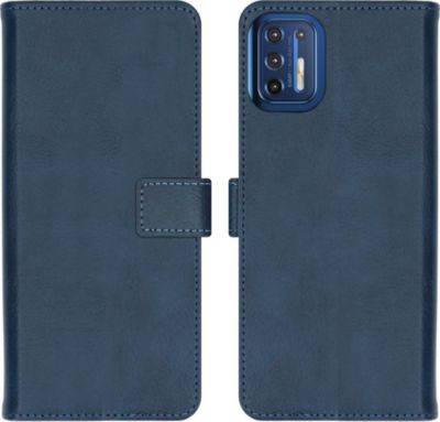 Coque étui IMOSHION pour Motorola Moto G9 Plus - Bleu foncé