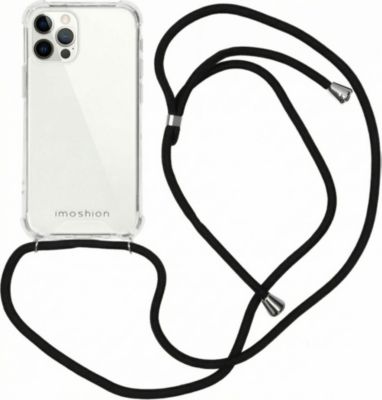 Coque avec cordon IMOSHION pour Apple iPhone 12 (Pro) - Noir