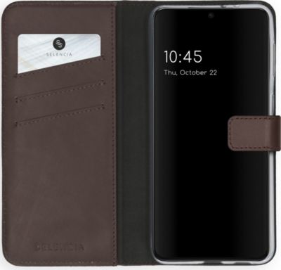 Coque étui SELENCIA pour Samsung Galaxy S21 - Marron Coque étui SELENCIA pour Samsung Galaxy S21 - Marron