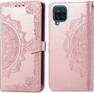 Coque étui IMOSHION pour Samsung Galaxy A12 - Rose Doré