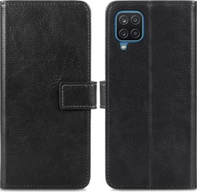 Coque étui IMOSHION pour Samsung Galaxy A12 - Noir