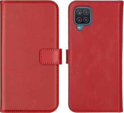 Coque étui SELENCIA pour Samsung Galaxy A12 - Rouge