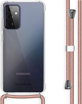 Coque avec cordon IMOSHION pour Samsung Galaxy A72 - Rose Doré Coque avec cordon IMOSHION pour Samsung Galaxy A72 - Rose Doré