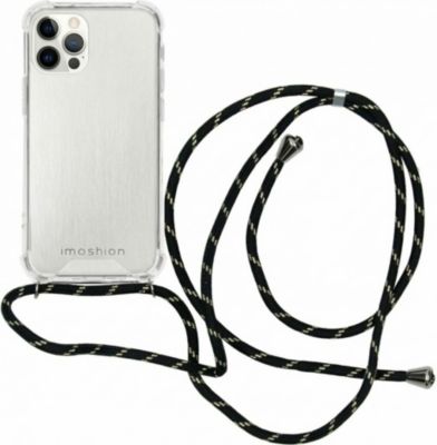 Coque avec cordon IMOSHION pour Apple iPhone 12 (Pro) - Noir & Doré